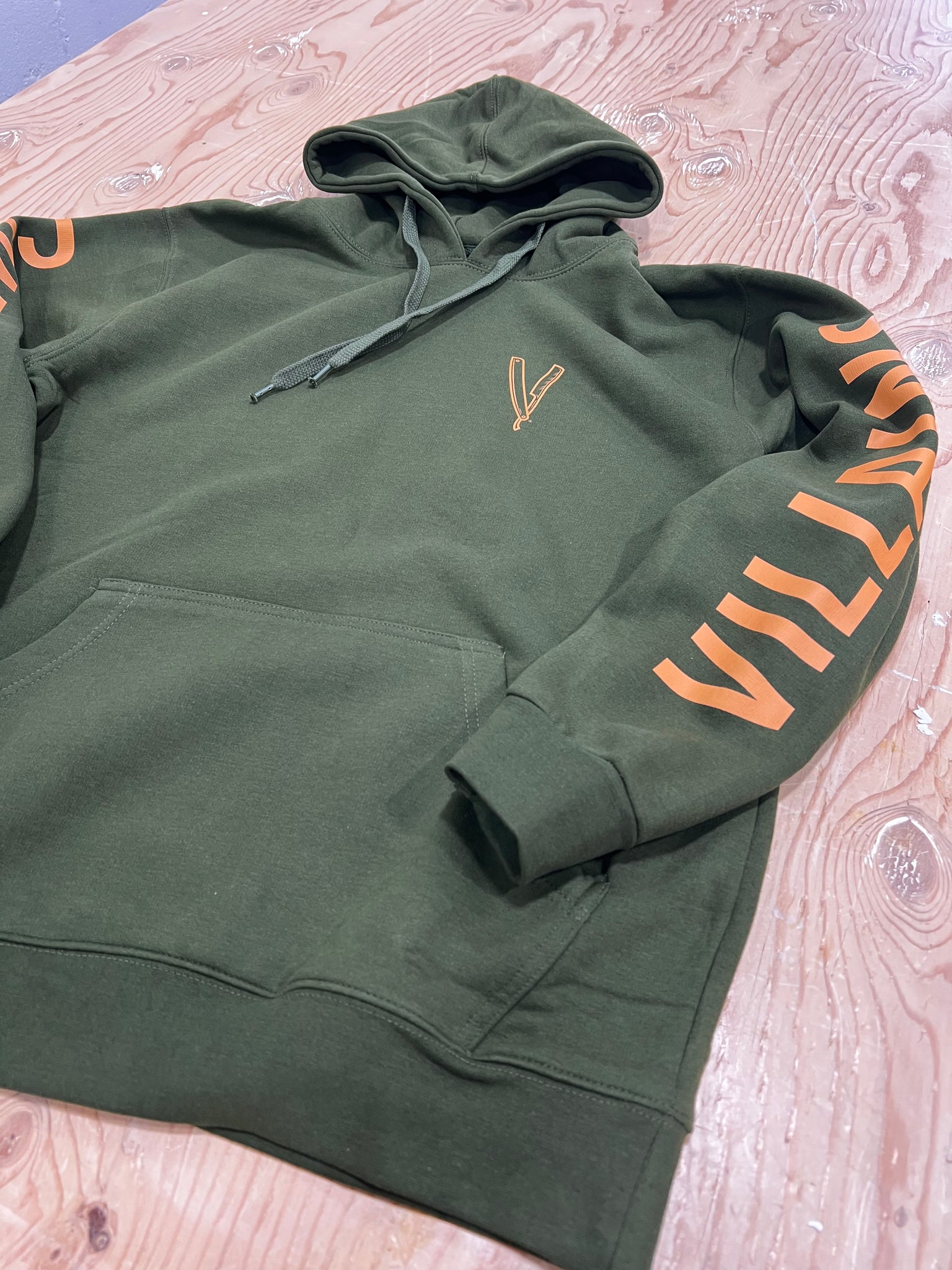 Company Standard Hood - Olive & Orange